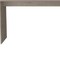 Homeroots 60" Light Gray L Shape Computer Desk 477847 - alternate 3