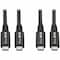 Eaton EATON Usb4 40gbps Cable M/m, Usb-c, 8k 60 Hz, 100w Pd Charging, Black, 31 In. U520-31N - alternate 1