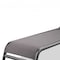 Homeroots Set of Two 23" Taupe Metal Outdoor Chaise Lounge, 2PK 372157 - alternate 2