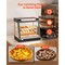 Vevor 3-Tier Commercial Food Warmer Display Pizza Cabinet 106Qt/100L LED Light NB-601 - alternate 5