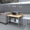 Amgood 30 in. x 48 in. Maple Wood Top Work Table with Adjustable Undershelf MWWT-3048-Z - alternate 5