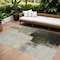 Homeroots 5' X 8' Khaki Light Green And Black Abstract Washable Indoor Outdoor Area Rug 603030 - alternate 1