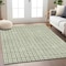 Homeroots 5' X 8' Green And Ivory Geometric Washable Indoor Outdoor Area Rug 595548 - alternate 7