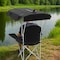 Simple Deluxe InfiniPower Beach Chair with Umbrella - Portable Camping Chair with Canopy, 35in Sun Shade, Heavy D FNCHARCAMPCP04B - alternate 4