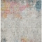 Homeroots 3' X 5' Teal Blue Abstract Washable Indoor Outdoor Area Rug 607728 - alternate 3