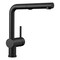 Blanco Linus Low Arc Pull-Out Dual-Spray Kitchen Faucet - Coal Black 526374 - alternate 1