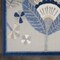 Homeroots 7' X 10' Blue And Gray Floral Indoor Outdoor Area Rug 546841 - alternate 5