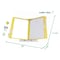 Tarifold Document Desk Display Unit, 10 Yellow Poc D241 - alternate 3