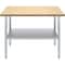 Amgood 24 in. x 48 in. Maple Wood Top Work Table with Adjustable Undershelf MWWT-2448-Z - alternate 5