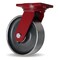 Hamilton Extra Heavy Duty Swivel Caster, 10" x 3" Forged Steel Wheel, 3/4" Precision Tapered Bearing S-EHD-13FST - alternate 1