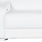 Homeroots 103" White Italian Leather Reclining USB Sofa 632868 - alternate 5