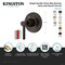 Kingston Brass Single-Handle Three-Way Diverter Valve with Round Trim Kit, Antique Brass KS3033DKL - alternate 2