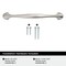 Amerock Fairfield 5-1/16 inch (128mm) Center-to-Center Satin Nickel Cabinet Pull, 25PK 25VMP37221G10 - alternate 3