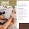 Supplygiant 10 in Straight Ceiling Mount Shower Arm, Flange, Square Arm for Rain Showerhead, Nickel Finish 74-TB32DT-O - alternate 5
