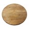 Homeroots 42" Natural Solid Wood Pedestal Base Round Top Dining Table 488681 - alternate 4