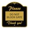 Signmission Black & Gold, 18 Inch x 18 Inch, Heavy Gauge Aluminum A-DES-BG-1818-23281 - alternate 1