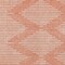 Homeroots 5' X 8' Salmon And Ivory Geometric Washable Indoor Outdoor Area Rug 598617 - alternate 4