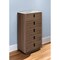 Homeroots 28" Black and White Solid and Manufactured Wood Multi Drawer Standard Chest 491552 - alternate 4