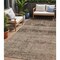Homeroots 5' X 8' Brown And Taupe Medallion Washable Indoor Outdoor Area Rug 616107 - alternate 1
