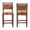 Bali & Pari Cordoba Bohemian Natural Seagrass and Mahogany Wood 2-Piece Counter Stool Set 249-2PC-13843-ZORO - alternate 4