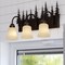 Vaxcel Yosemite 3 Light Bronze Rustic Tree Bathroom Vanity Fixture VL55503BBZ - alternate 1