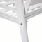 Leisuremod Walbrooke Modern Outdoor Patio Loveseat, White Aluminum Frame and Removable Cushions, Light Grey WW-57-27LGR - alternate 5