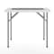 Flash Furniture Silas 34.5 in Square 4-Player White Folding Card Game Table, Gray Playing Surface and Cup Holders DAD-MJZ-88-WHGY-GG - alternate 7