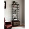 Homeroots Black Iron and Solid Wood Five Tier Bookcase with Two Drawers 392225 - alternate 3