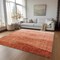Homeroots 8' X 10' Red Copper And Terra Cotta Ombre Washable Indoor Outdoor Area Rug 581819 - alternate 5