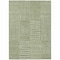 Homeroots 8' X 10' Green And Ivory Geometric Washable Indoor Outdoor Area Rug 596923 - alternate 4