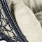 Leisuremod Teardrop Hanging Swing Chair with Stainless Steel Stand, 440 lb Capacity, Weatherproof RSCBL-57TP - alternate 5