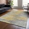 Homeroots 10' X 14' Gold Gray And Charcoal Abstract Washable Indoor Outdoor Area Rug 587169 - alternate 4