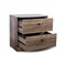 Homeroots 30" Oak Wood Two Drawers Filing Cabinet 568314 - alternate 4