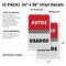 Signmission Autos Usados, Vinyl Decals Only 24 Inch x 36 Inch, Vinyl Decal, 2PK DSB-2436-2PACK-30345 - alternate 2