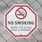 Signmission No Smoking Within 75' Of Any Door o, 6 inch X 6 inch, Plastic Sign, 2PK OC-P-2PACK-6-89 - alternate 6