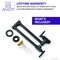 Anzzi Braccia Series 24in Wall Mounted Pot Filler in Gunmetal Black KF-AZ258GB - alternate 3