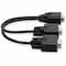 Add-On Addon 20.00Cm (8.00In) Vga Male To Female Black Splitter Cable VGASPLMFF - alternate 2