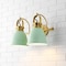 Jonathan Y Phineas 16.25" 2-Light Adjustable Farmhouse Bohemian Iron LED Vanity Light, Mint Green/Brass Gold JYL1115D - alternate 7