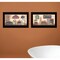 Homeroots Set Of Two Bath 1 Black Framed Print Bathroom Wall Art, 2PK 405668 - alternate 2