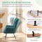 Yssoa Simple Deluxe Nursery Rocking Chairs, Teddy Upholstered Glider Recliner Rocking Chair with High Bac 3A88FNCHARROCKERGRN - alternate 3
