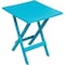 Gracious Living Quick-Fold 17'' Square Intense Teal Folding Side Table 14238-6PDQ - alternate 1