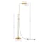 Jonathan Y Zinnia 63" Industrial Minimalist Height-Adjustable Iron Pharmacy LED Floor Lamp, Brass Gold JYL3095A - alternate 3