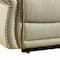 Homeroots 75in Beige Faux Leather Manual Reclining Love Seat With Storage 329421 - alternate 2