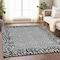 Homeroots 5' X 8' Gray Animal Print Washable Indoor Outdoor Area Rug 607651 - alternate 6
