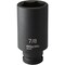 Channellock 3/8'' Drive 7/8'' 6-Point Deep Standard Impact Socket S1815800122124001 - alternate 1