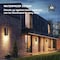 Energetic Lighting Outdoor Double-headed LED Modern Up Down Porch Lights, Bronze Waterproof Cylinder Wall Sconce MG02WC00100200 - alternate 4
