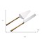 Homeroots Hammered Gold Stainless Steel Two Piece Hand Forged Cake Server 576811 - alternate 4