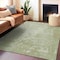 Homeroots 10' X 14' Linen Abstract Washable Indoor Outdoor Area Rug 608243 - alternate 5