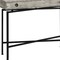 Homeroots 43" Gray And Black Cross Leg Console Table 333210 - alternate 6