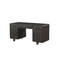 Homeroots 63" Gray Metal Executive Desk With Two Cabinets Three Drawers 491402 - alternate 5